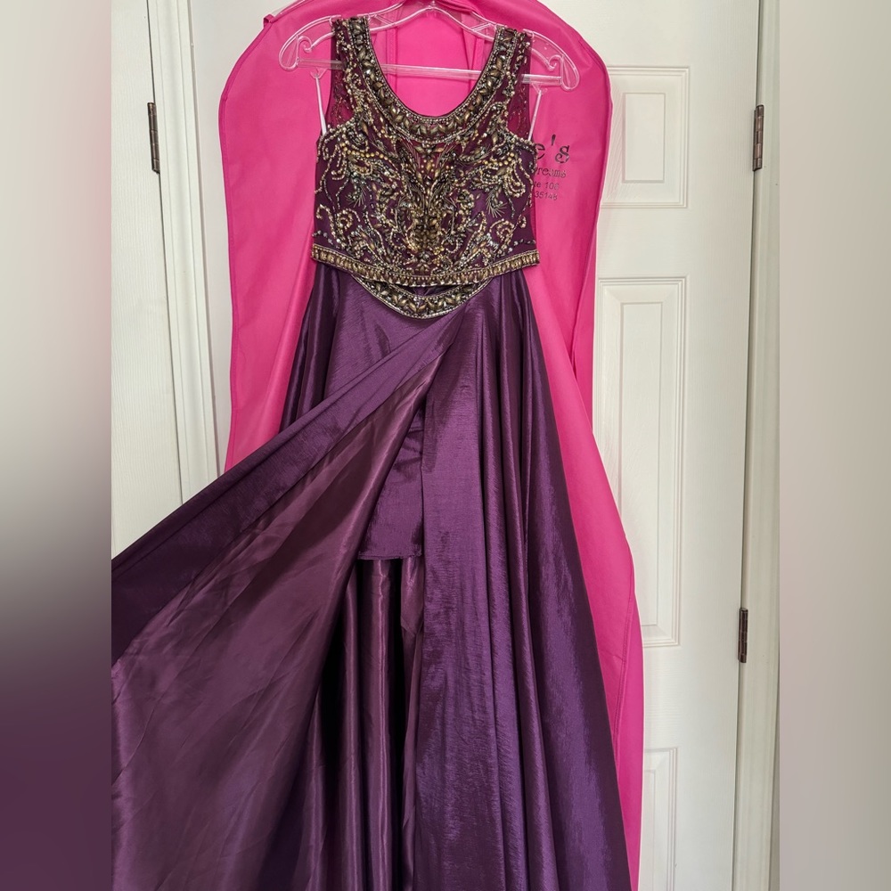 Two piece prom dress sz 4